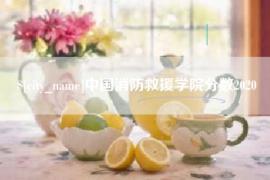 清徐中国消防救援学院分数2020