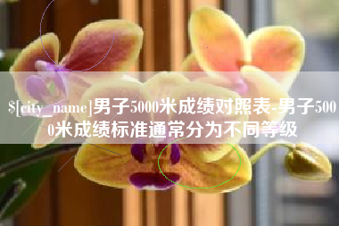 清徐男子5000米成绩对照表-男子5000米成绩标准通常分为不同等级