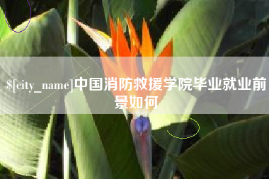 清徐中国消防救援学院毕业就业前景如何