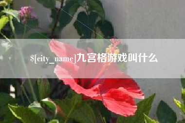 清徐九宫格游戏叫什么