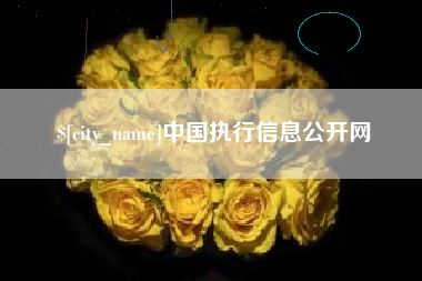 清徐中国执行信息公开网