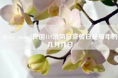 清徐我国119消防日宣传日是每年的几月几日