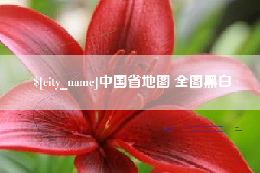 清徐中国省地图 全图黑白