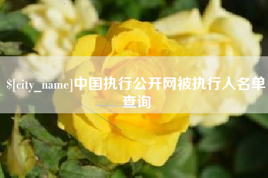 清徐中国执行公开网被执行人名单查询