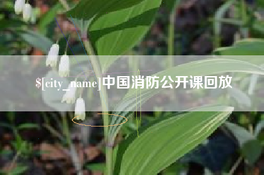 清徐中国消防公开课回放