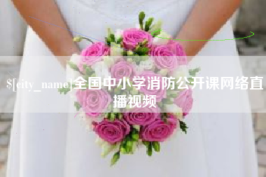 清徐全国中小学消防公开课网络直播视频