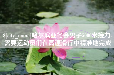 清徐哈尔滨亚冬会男子5000米接力-需要运动员们在高速滑行中精准地完成
