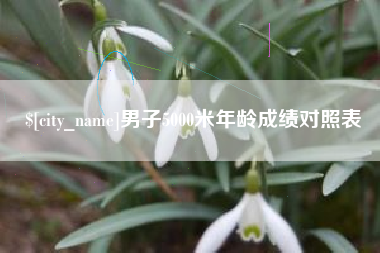 清徐男子5000米年龄成绩对照表