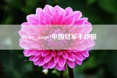 清徐中国冠军手抄报