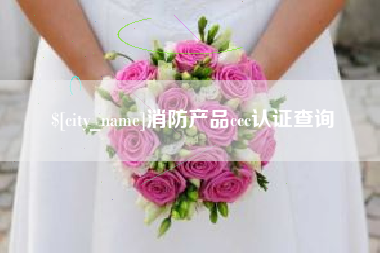 清徐消防产品ccc认证查询