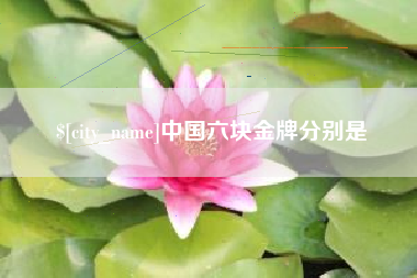 清徐中国六块金牌分别是