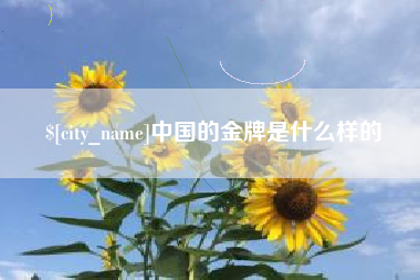 清徐中国的金牌是什么样的