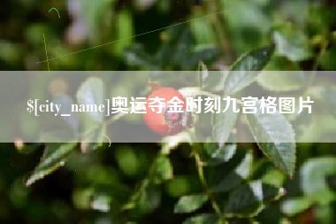清徐奥运夺金时刻九宫格图片