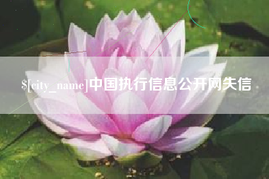 清徐中国执行信息公开网失信