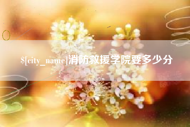 清徐消防救援学院要多少分